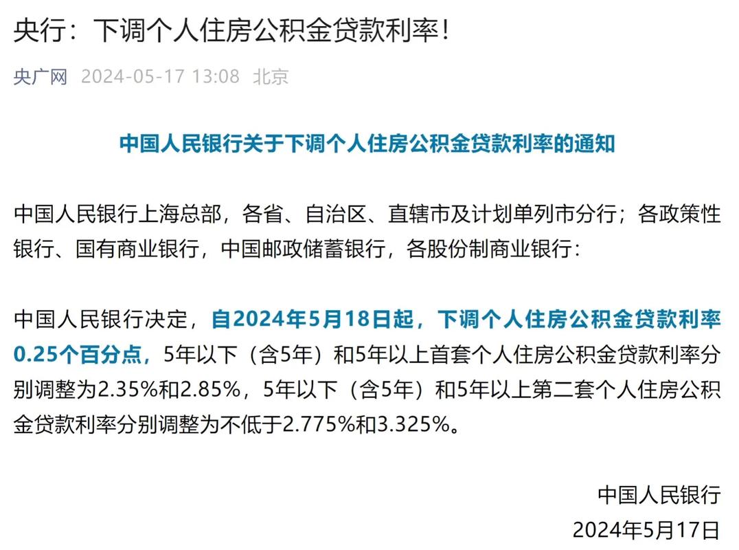 下调公积金贷款利率
